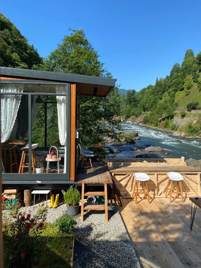 Hotel Vagona Tiny House Rize Exterior foto